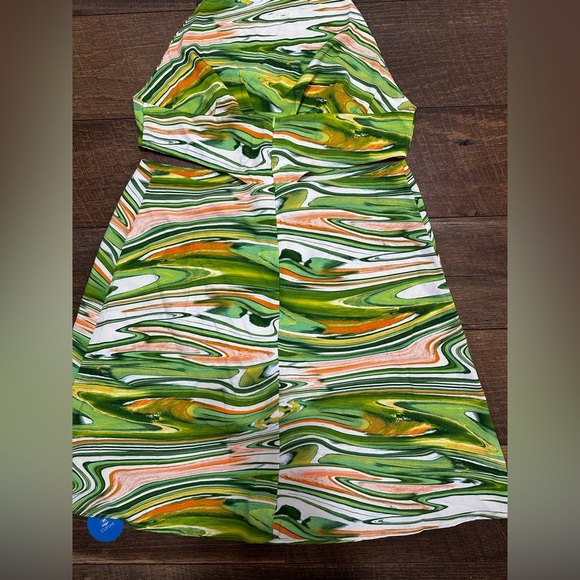 Cupshe Halter Green Dress Size Medium - Picture 5 of 5